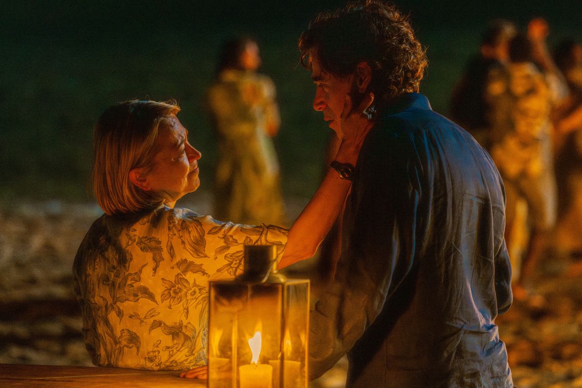 Nicola Walker and Stephen Mangan