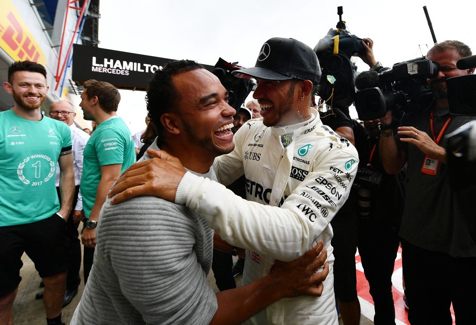 Nicolas Hamilton nearly missed the news of his brother