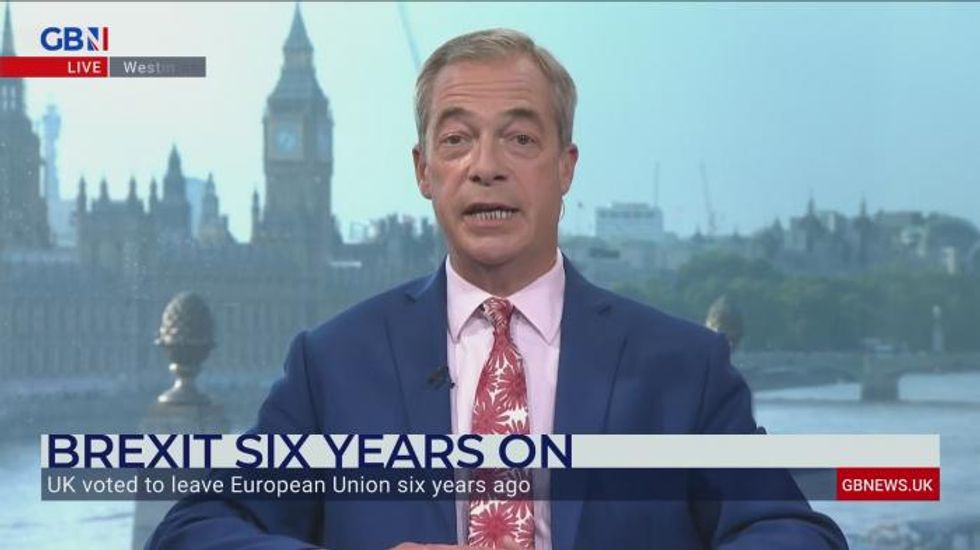 Nigel Farage says the ‘UK stands taller' in the world six years on from Brexit referendum vote