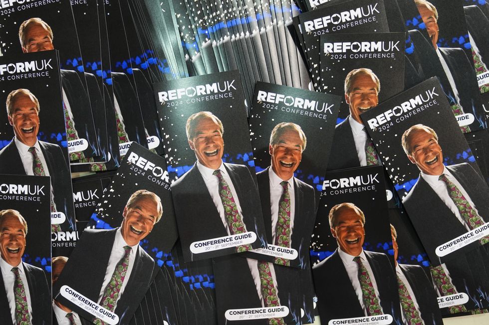 Nigel Farage 2024 conference guides