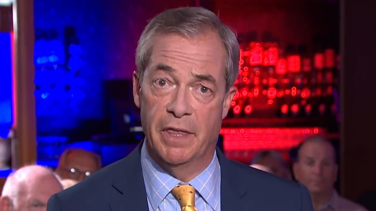 Nigel Farage addressing his apology from NatWest