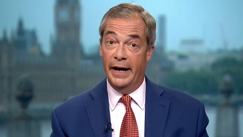 Nigel Farage admits he would have 'struggled' to deal with the events had he been in European Parliament.
