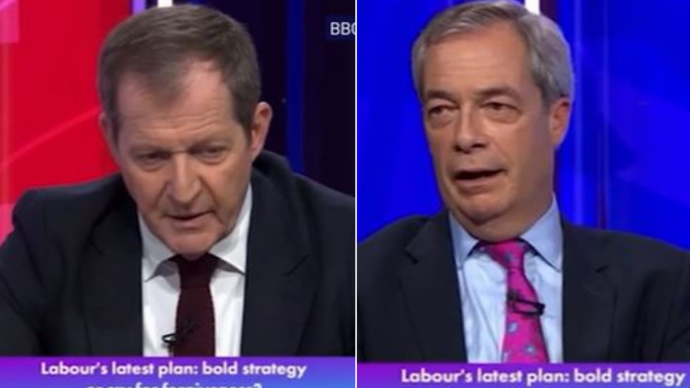 Nigel Farage Alastair Campbell