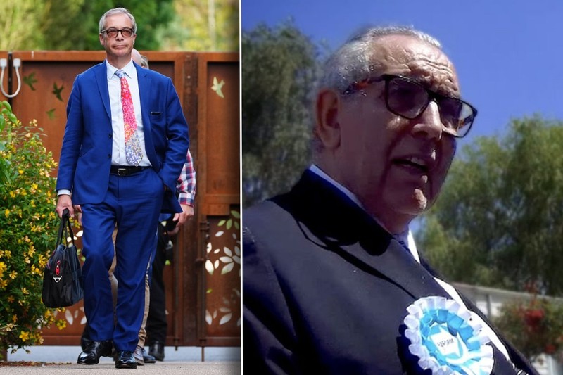 Nigel Farage y Andrew Parker