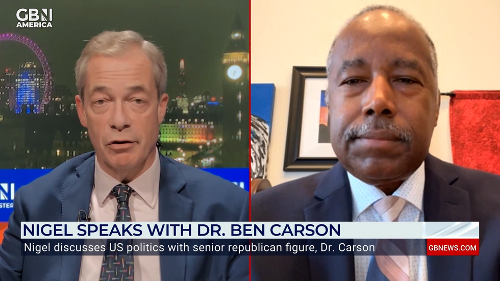 Nigel Farage and Ben Carson