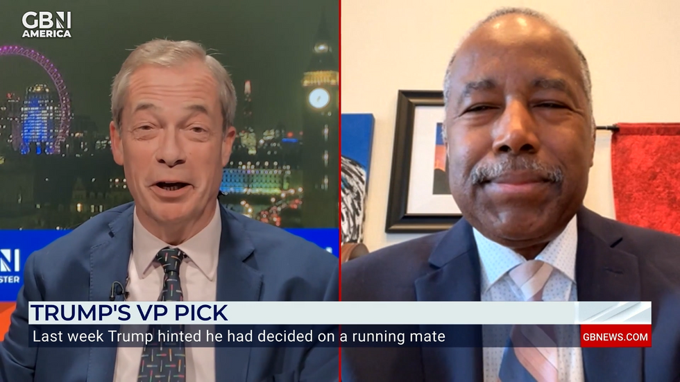 Nigel Farage and Ben Carson