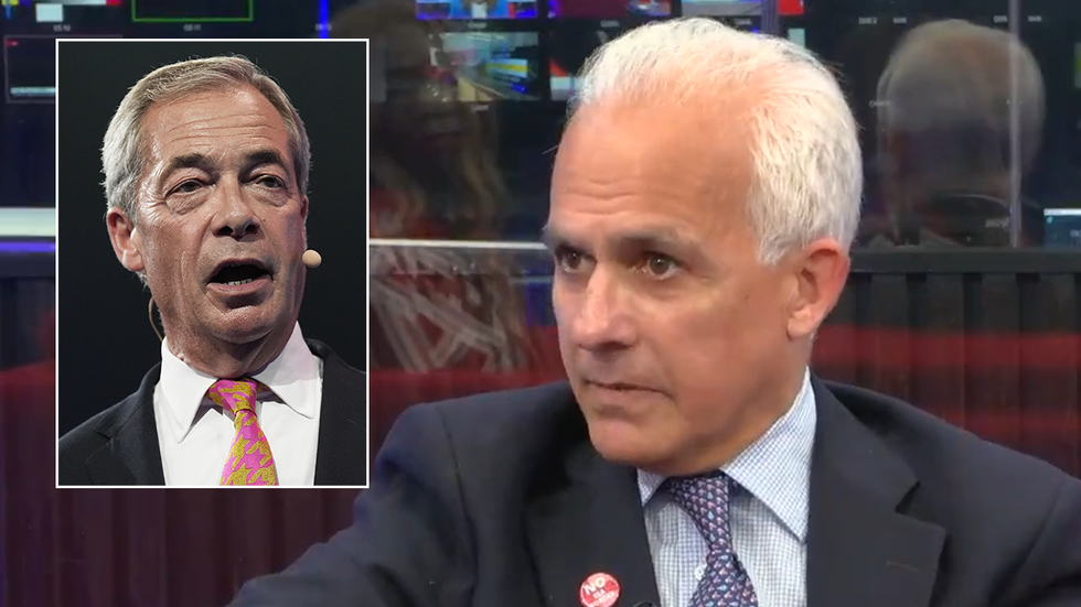 Nigel Farage and Ben Habib