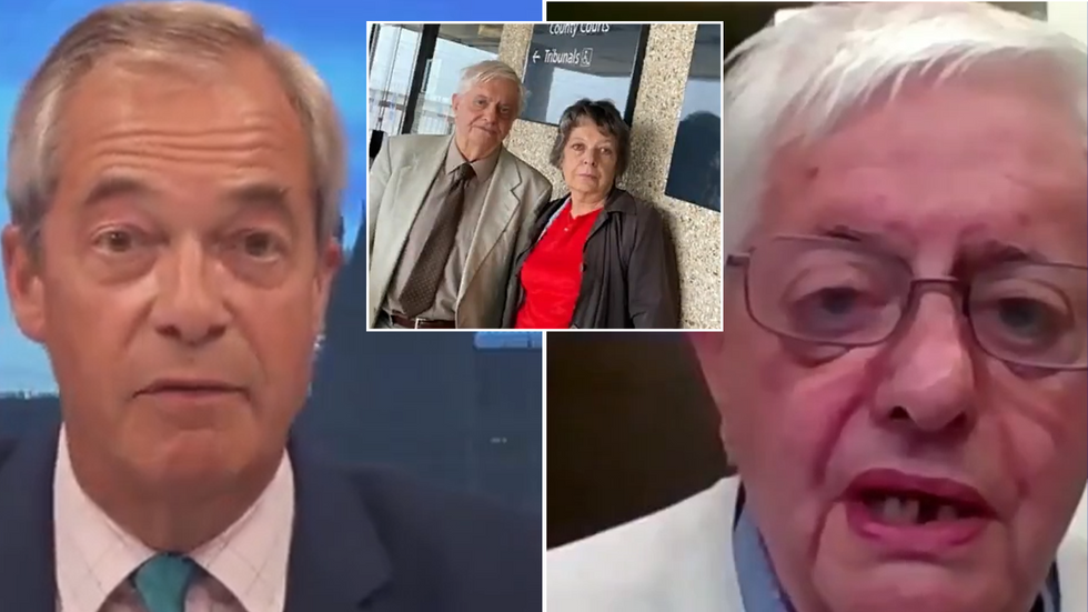 Nigel Farage and Colin Hall