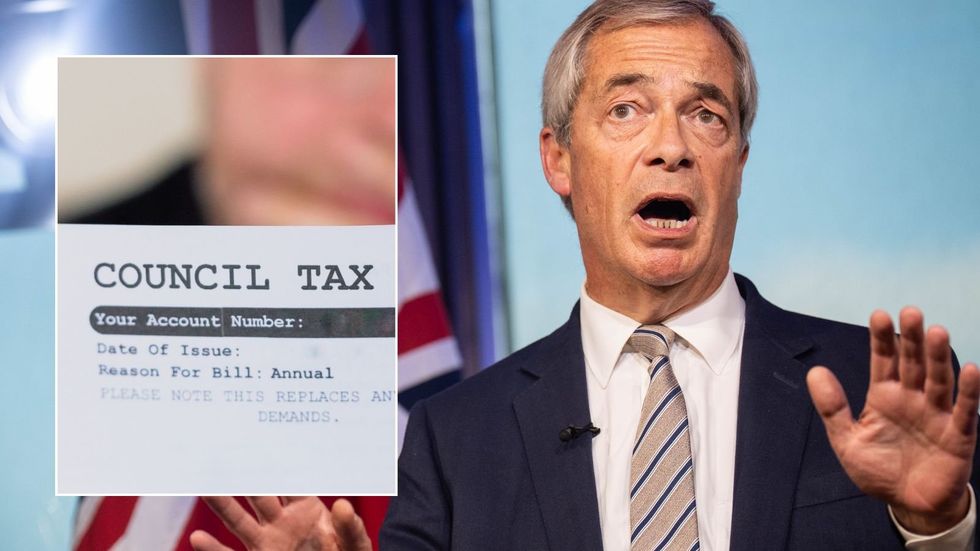 Nigel Farage and council tax