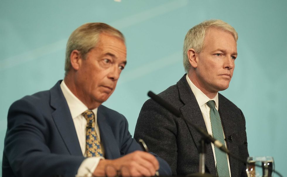 Nigel Farage and Danny Kruger