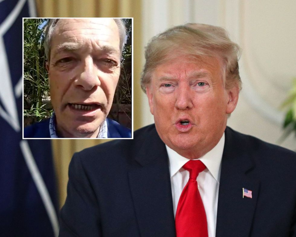 Nigel Farage and Donald Trump