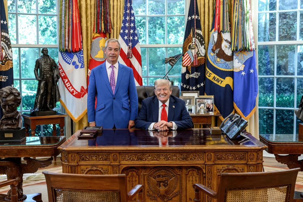 Nigel Farage and Donald Trump