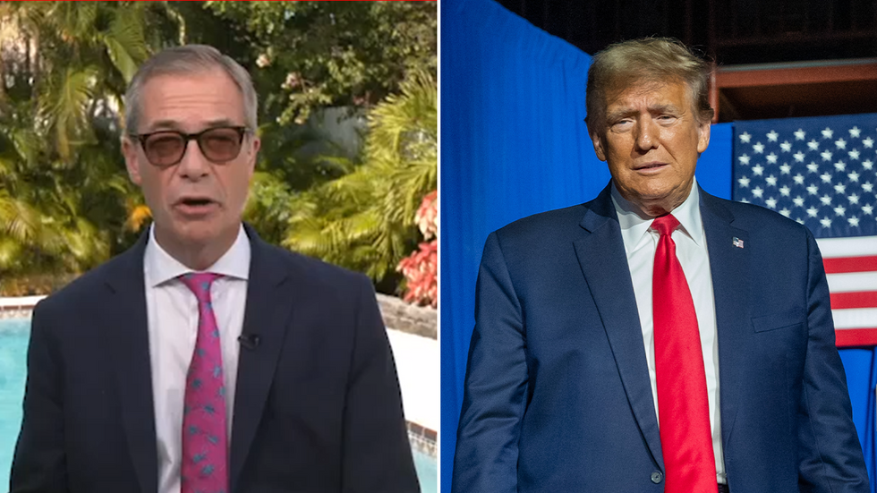 Nigel Farage and Donald Trump