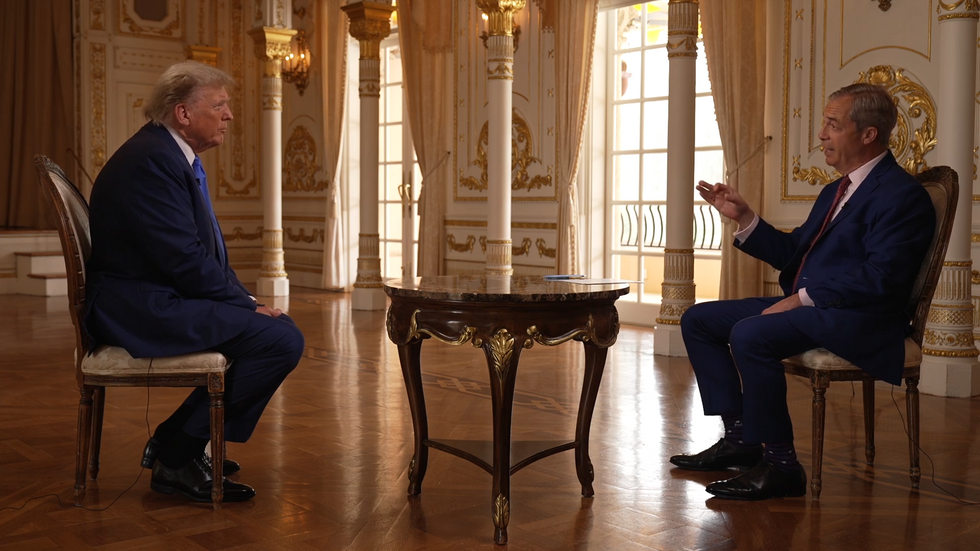 Nigel Farage and Donald Trump