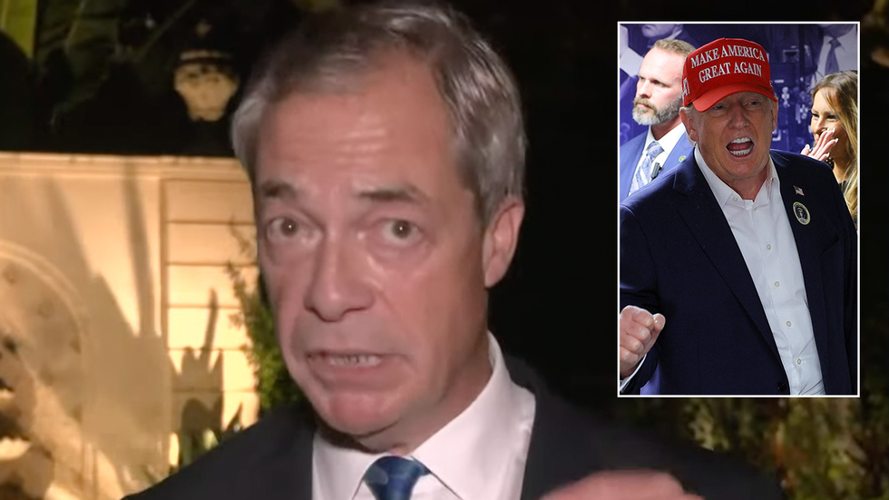 Nigel Farage and Donald Trump
