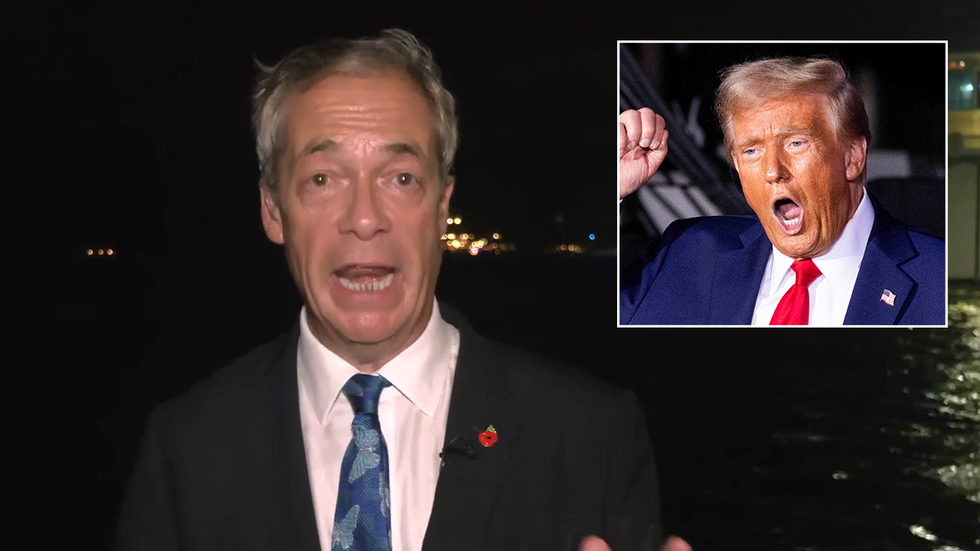 Nigel Farage and Donald Trump
