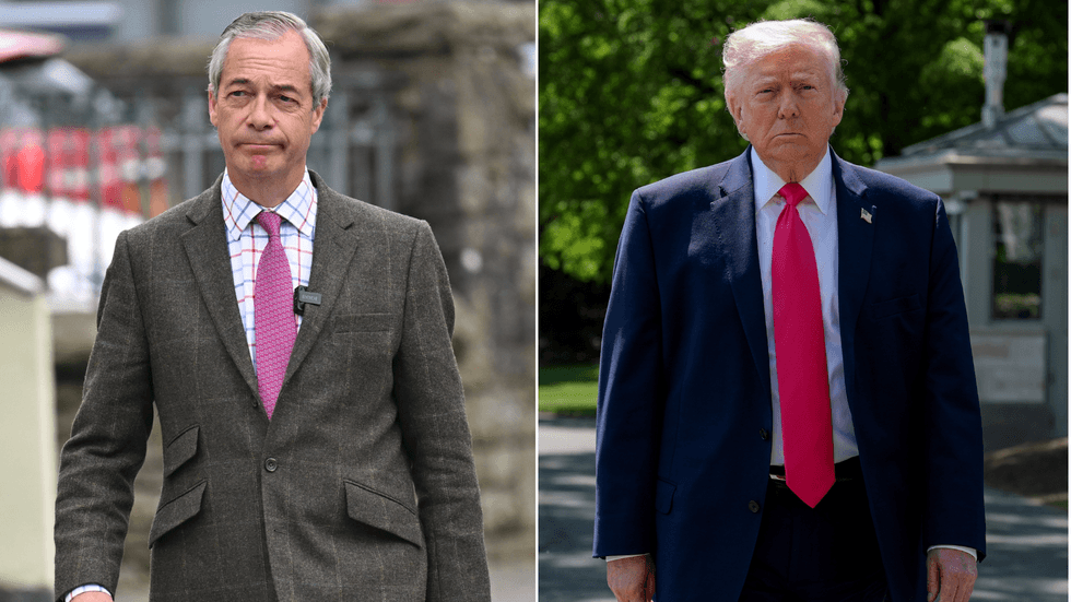 Nigel Farage and Donald Trump