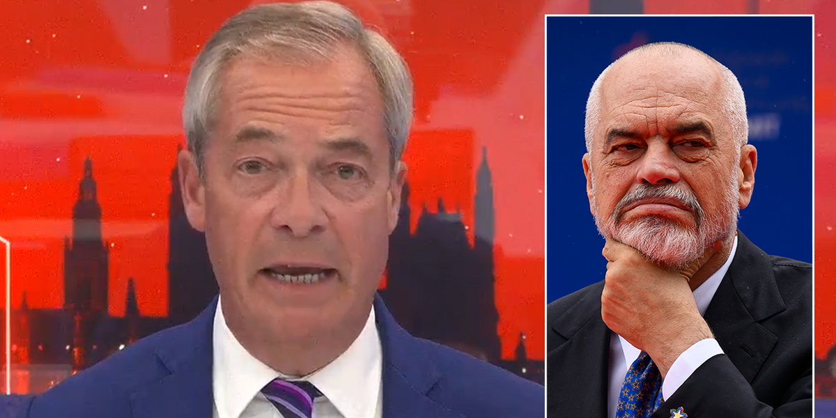 Nigel Farage skewers Albania’s Brexit-hating PM and demands ‘take all your criminals back’ after dig at Britain Nigel Farage skewers Albania’s Brexit-hating PM and demands ‘take all your criminals back’ after dig at Britain