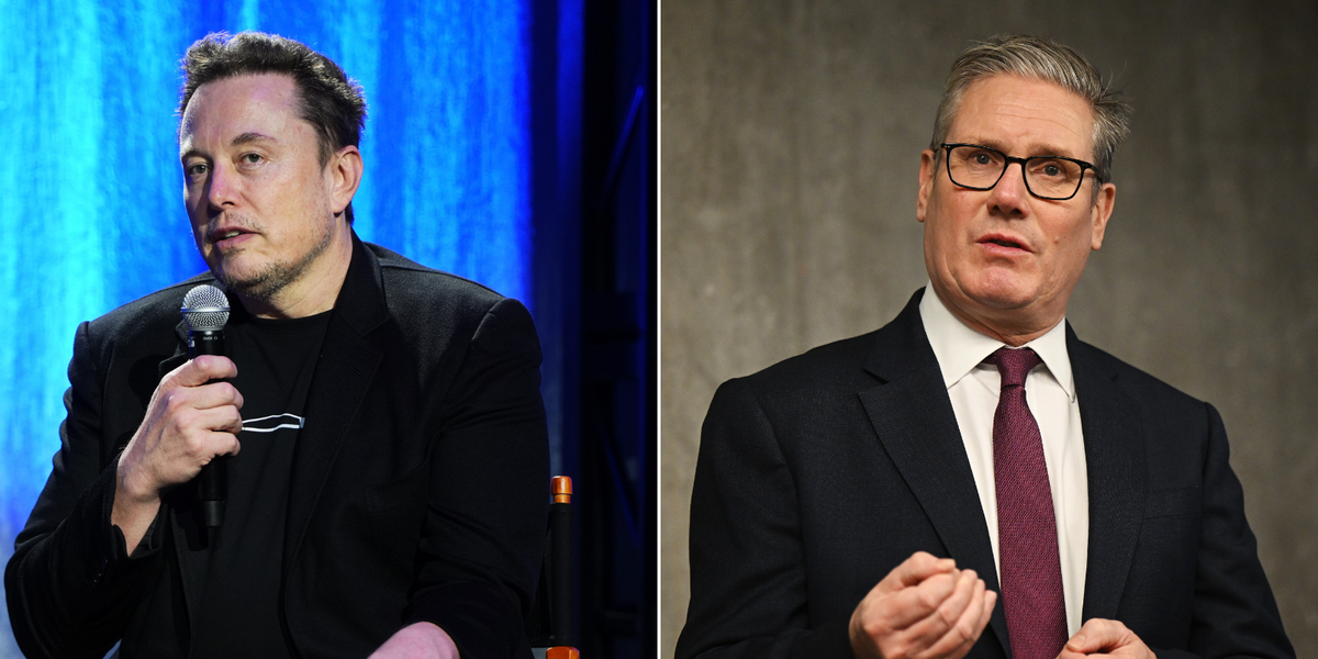 NextImg:Starmer embroiled in fresh row with Elon Musk as billionaire takes ANOTHER swipe at Labour