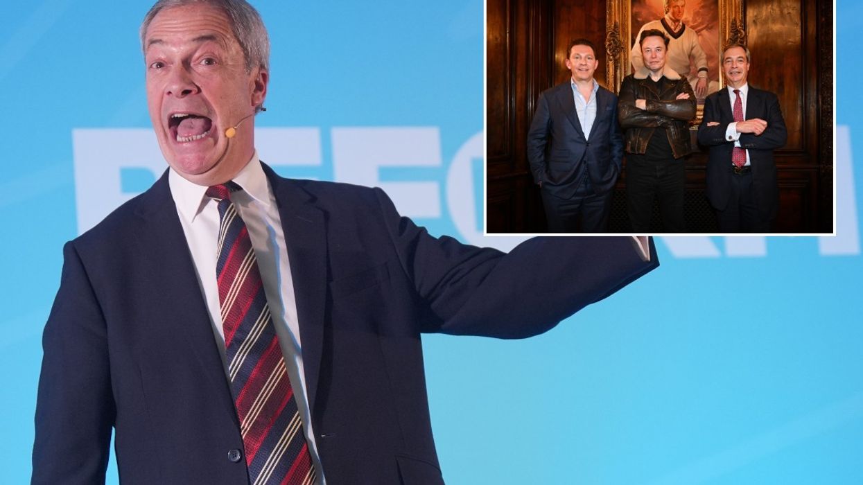 Nigel Farage and Elon Musk