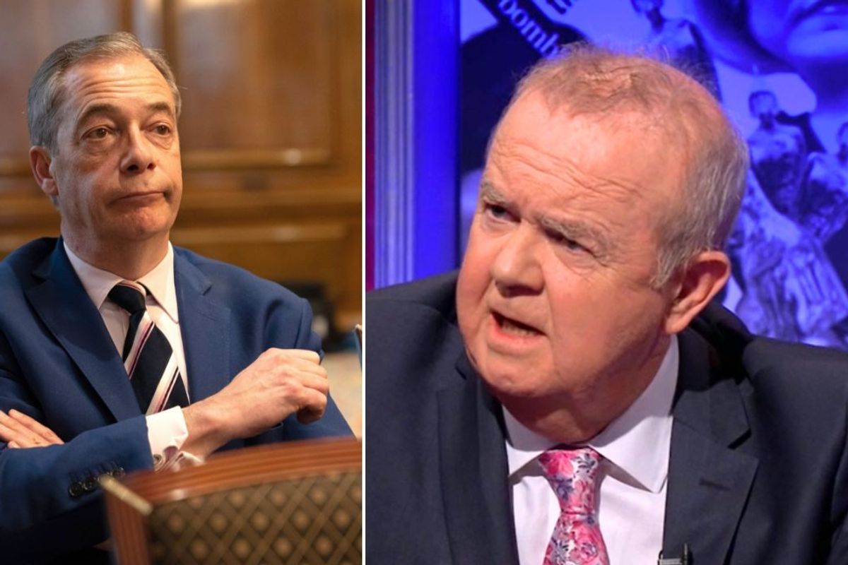 Nigel Farage and Ian Hislop
