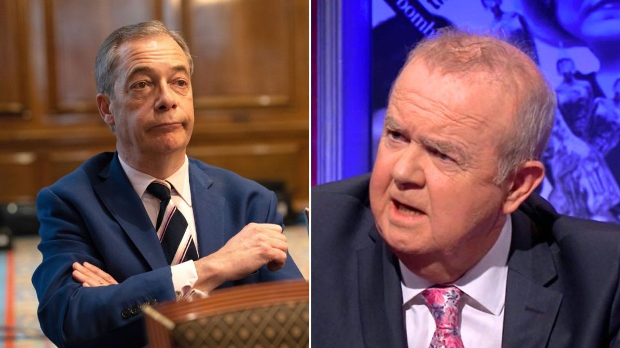 Nigel Farage and Ian Hislop