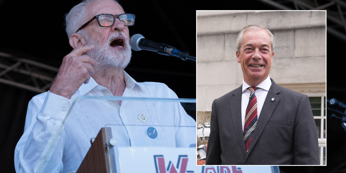 Durham Miners’ Gala speaker launches tirade against Nigel Farage as Jeremy Corbyn receives heroes welcome from Palestine flag waving attendees Durham Miners’ Gala speaker launches tirade against Nigel Farage as Jeremy Corbyn receives heroes welcome from Palestine flag waving attendees
