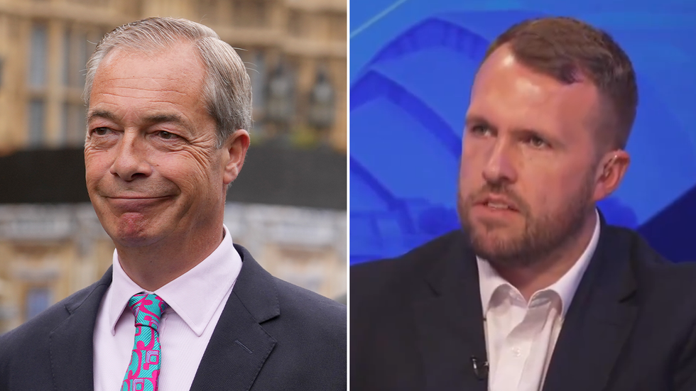 Nigel Farage and Jonathan Gullis