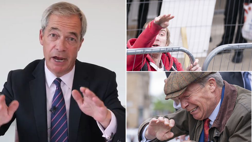 Nigel Farage and Josh Greally
