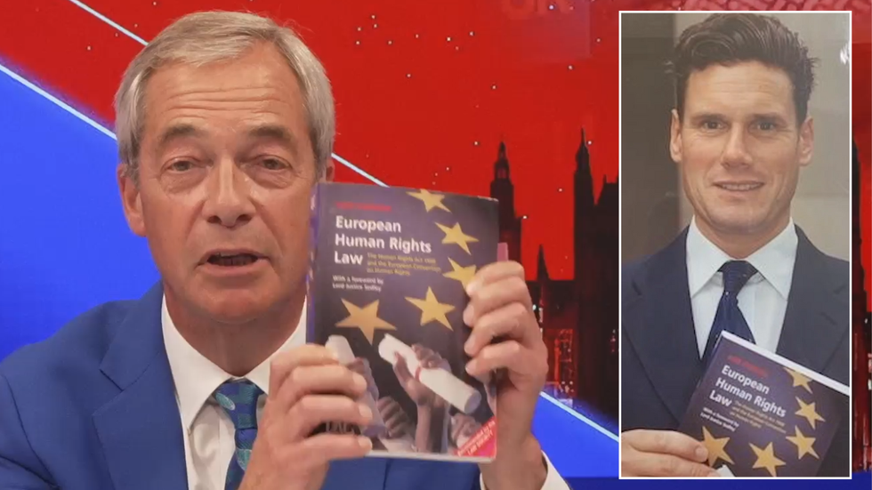 Nigel Farage and Keir Starmer