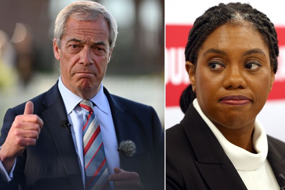 Nigel Farage and Kemi Badenoch