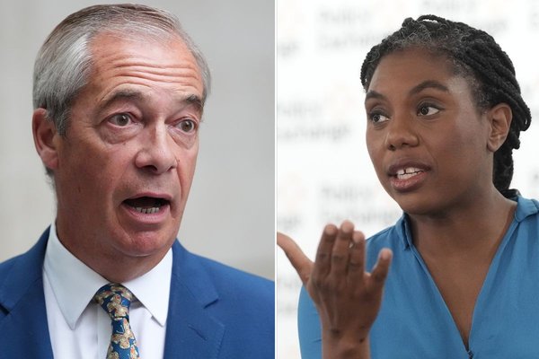 Nigel Farage and Kemi Badenoch
