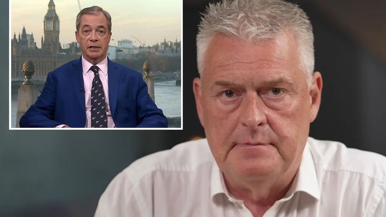 Nigel Farage and Lee Anderson
