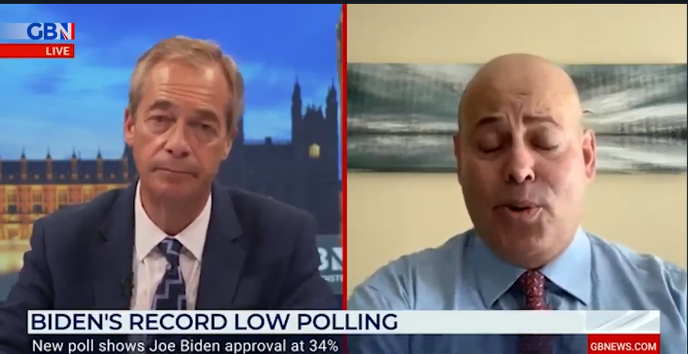 Nigel Farage and Lee Cohen