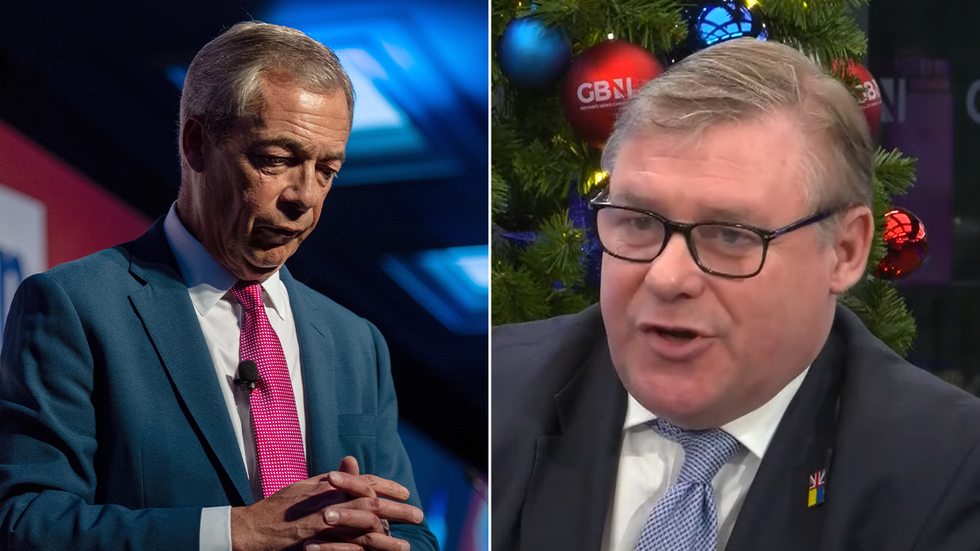 Nigel Farage and Mark Francois