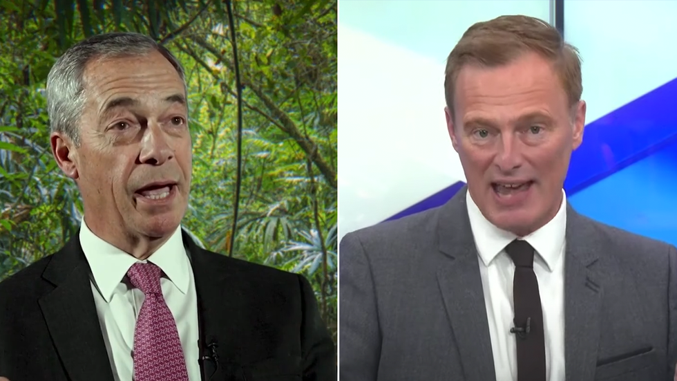 Nigel Farage and Martin Daubney