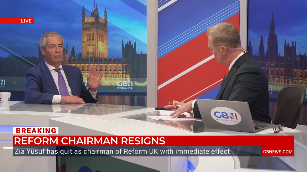Nigel Farage and Martin Daubney