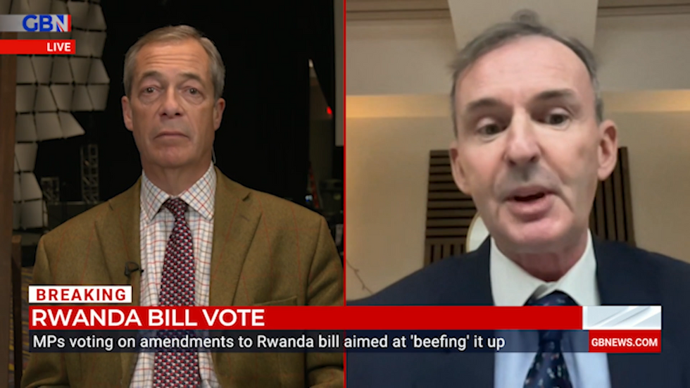 Nigel Farage and Paul Turner