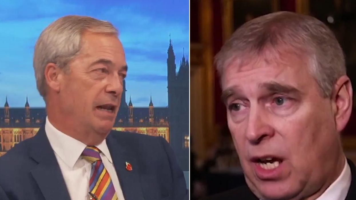 Nigel Farage and Prince Andrew