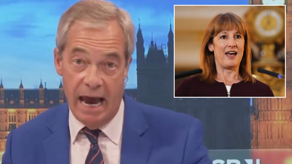 Nigel Farage and Rachel Reeves