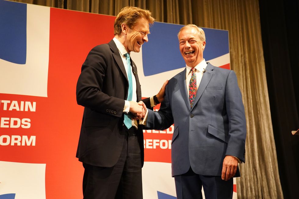 Nigel Farage and Richard Tice