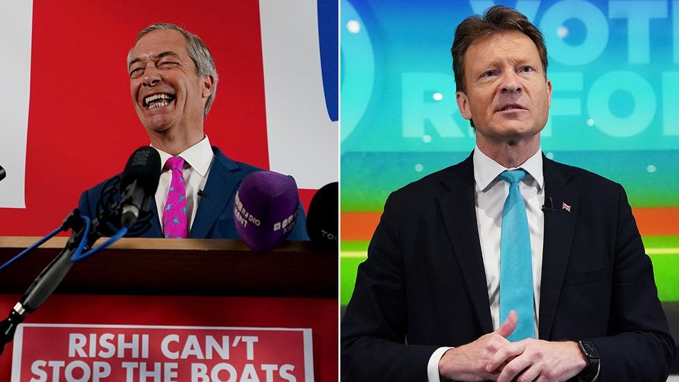 Nigel Farage and Richard Tice