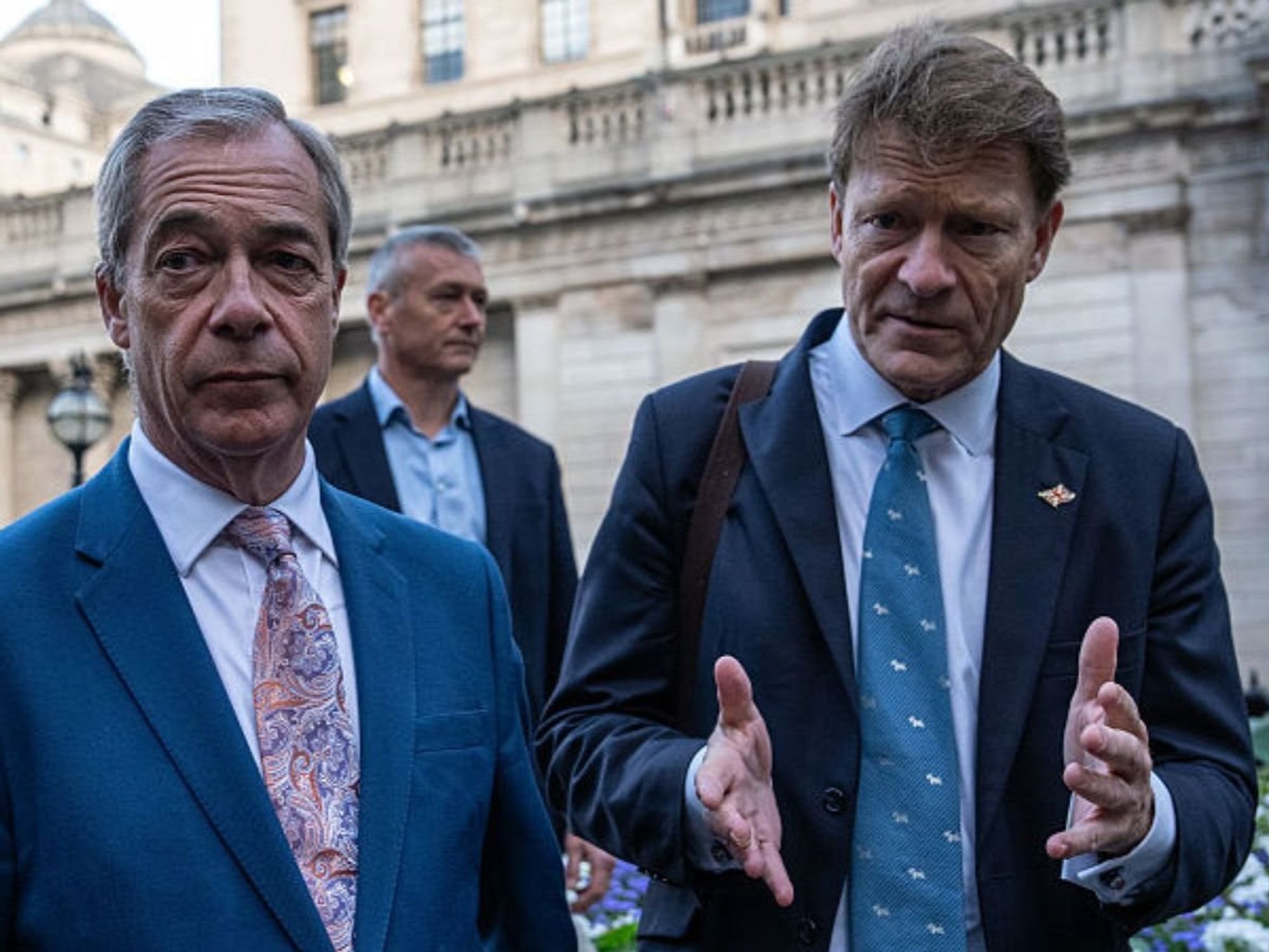 Nigel Farage and Richard Tice