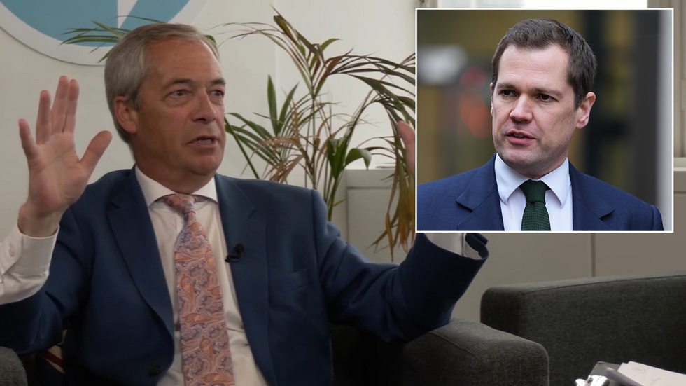Nigel Farage and Robert Jenrick