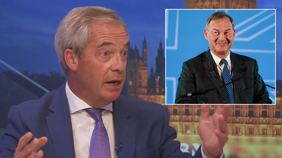 Nigel Farage and Rupert Lowe