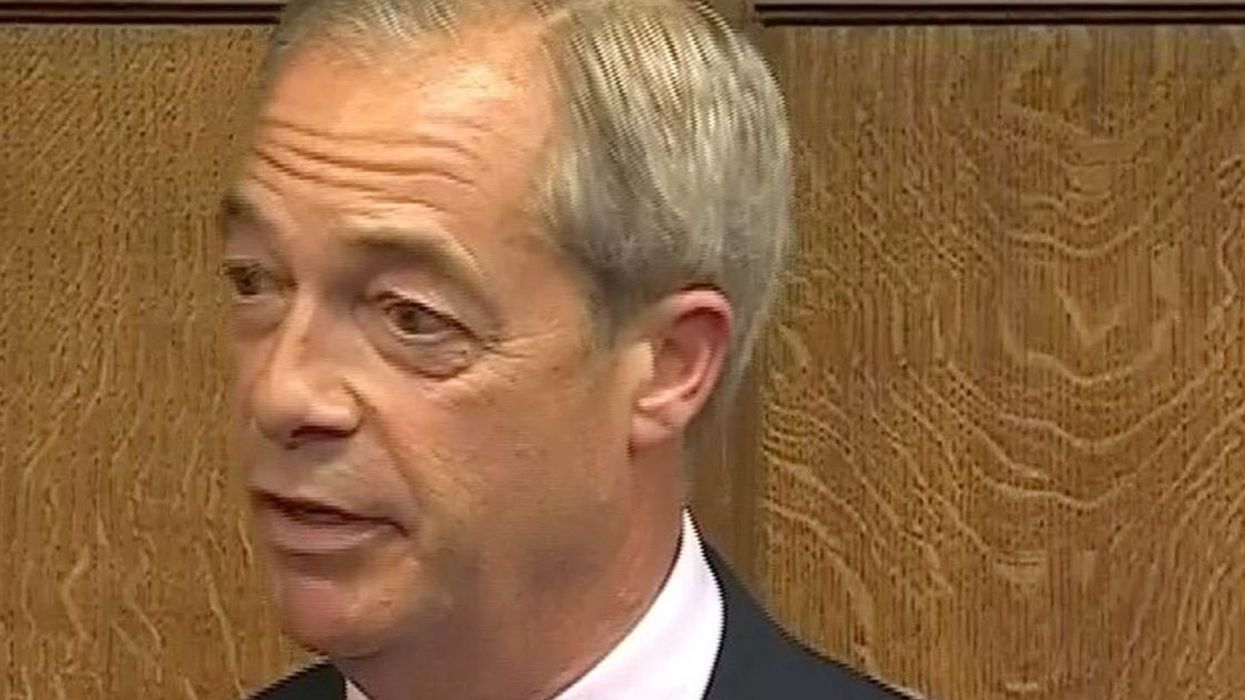 Nigel Farage and Stephen Pound in pictures