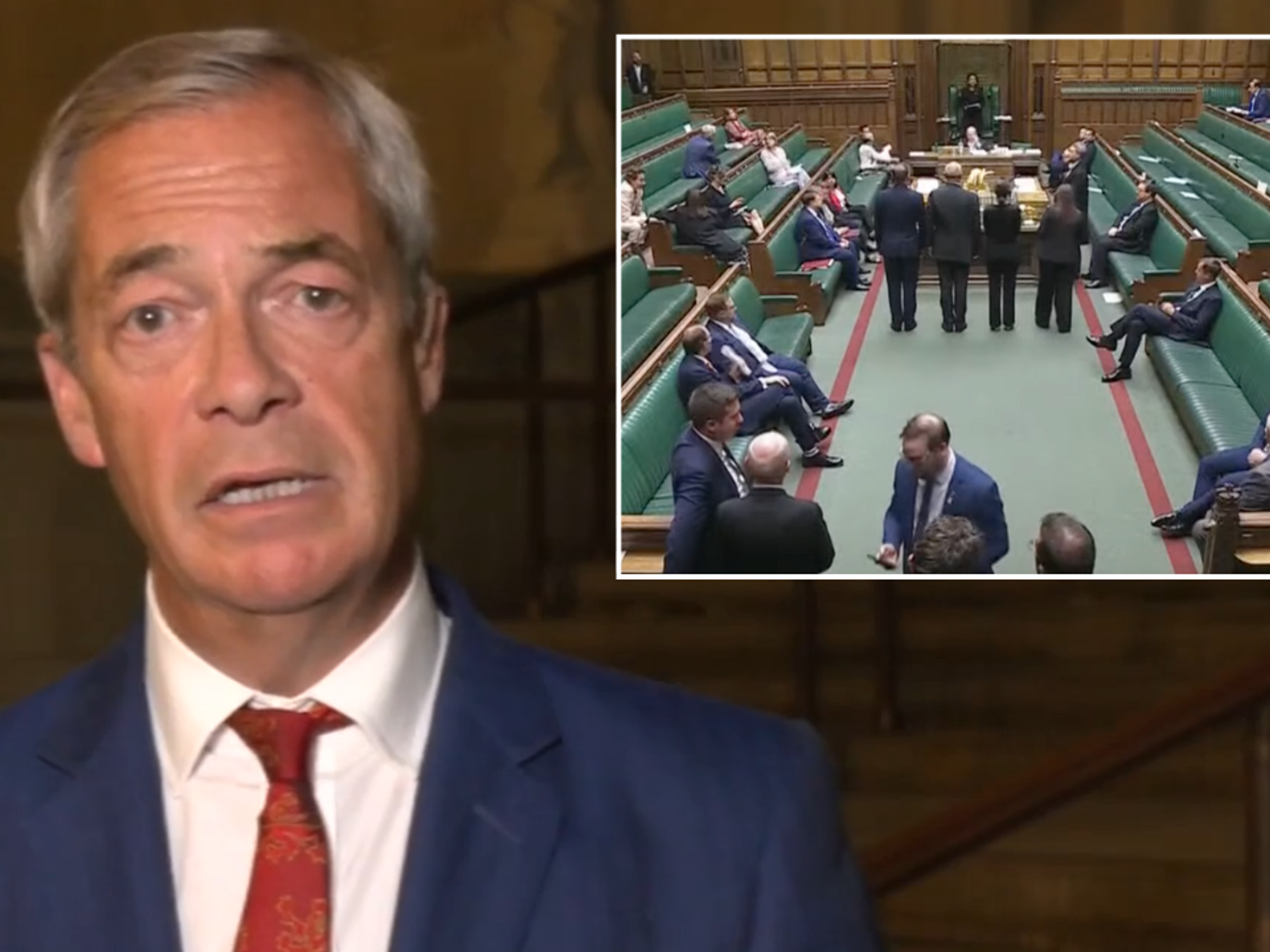 Nigel Farage and the scenes in the Commons as the Chagos deal passes its second reading