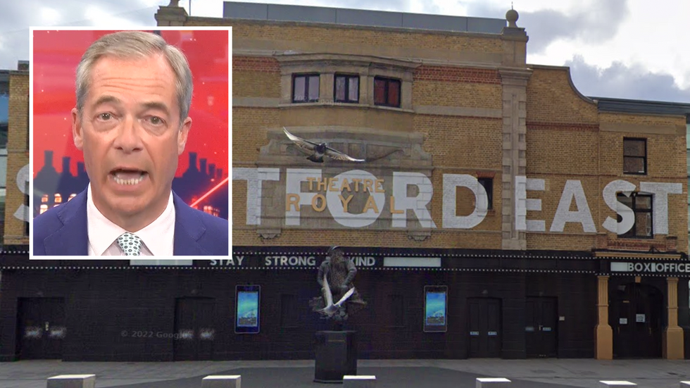 Nigel Farage and Theatre Stratford East