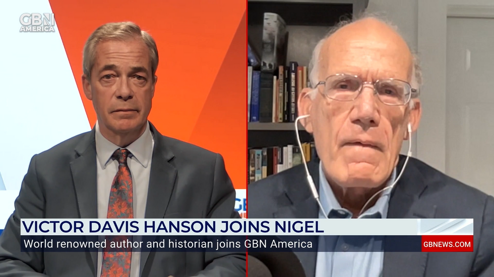 Nigel Farage and Victor Davis Hanson