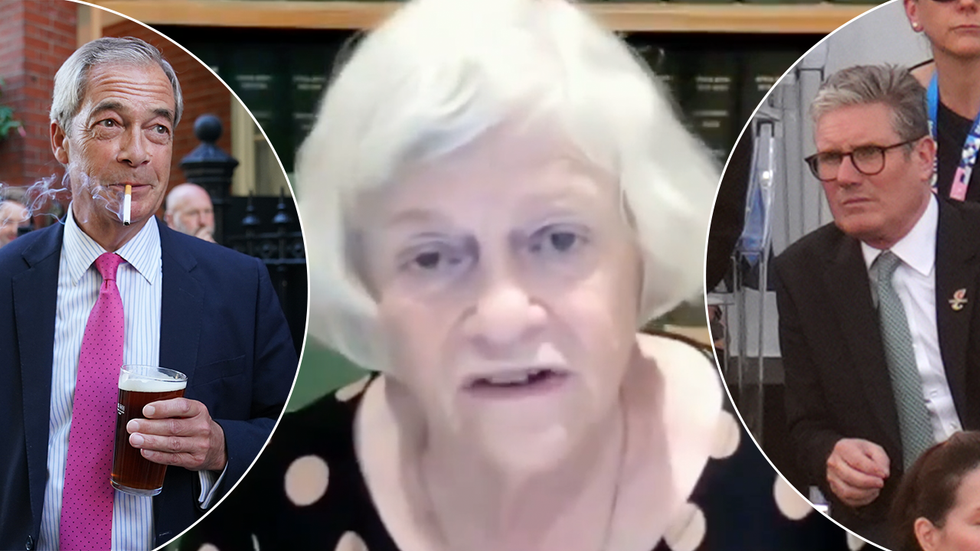 Nigel Farage, Ann Widdecombe and Keir Starmer